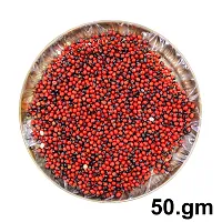 Om BhariPuri Natural  Original Lal Chirmi Gunja Beads Chirmi Ke Beez Chirmi Seads Red Gumchi Gunjari Gunja Beej Gunja Lal Seeds Chirmi Seeds (50 gm)-thumb3