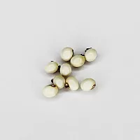 Om BhariPuri Natural  Original Rare White Chanoti Swetha Gunja Rakt Gunja Gurivanta White Rosary Pea Chanoti Latumoni White Chirmi Seeds Safed Gumchi(50 gm)-thumb1