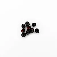 Om BhariPuri Natural  Original Black Chirmi Gunja Beads Chanoti Ke Beez Chirmi Seads Kali Gumchi Gunjari Gunja Beej Chanothi Black Seeds Chirmi Seeds (Pack of:- 51 Pcs)-thumb2