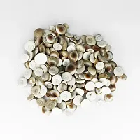 Om BhariPuri Natural Gomati/Gomti Chakra Original for Money Laxmi and Diwali Pooja/Astrological and Lal Kitab Remedy White Gomati Chakra (250 gm)-thumb2