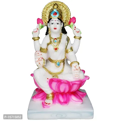 Om BhariPuri Laxmi Idol Lakshmi Maa Murti Laxmi Maa Statue (Height:- 8 Inch)