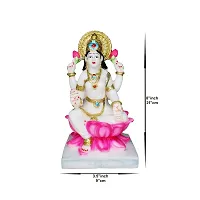 Om BhariPuri Laxmi Idol Lakshmi Maa Murti Laxmi Maa Statue (Height:- 8 Inch)-thumb1