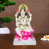 Om BhariPuri Laxmi Idol Lakshmi Maa Murti Laxmi Maa Statue (Height:- 8 Inch)-thumb2