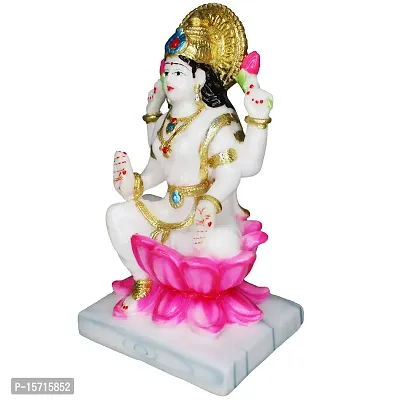 Om BhariPuri Laxmi Idol Lakshmi Maa Murti Laxmi Maa Statue (Height:- 8 Inch)-thumb5