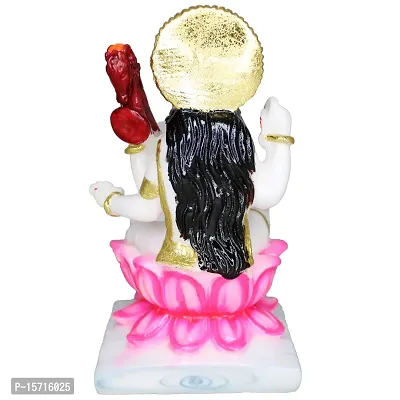 Om BhariPuri Saraswati Devi Idol Saraswati Maa Statue Saraswati MATA Murti Study Room (8 in)-thumb3