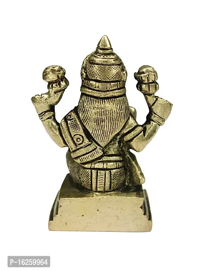 Om BhariPuri Brass Lakshmi/Laxmi MATA/Idol/Statue Brass Murti for Diwali Puja Durga Maa Idol 8 Cm-thumb5