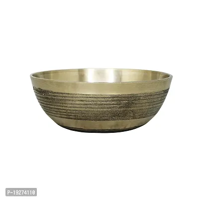 Om BhariPuri Heavy Gauge Pure Brass Bowl/Pooja Bowl/Katori Serving Bowl