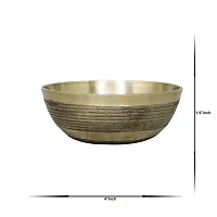 Om BhariPuri Heavy Gauge Pure Brass Bowl/Pooja Bowl/Katori Serving Bowl-thumb3