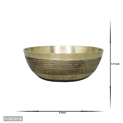 Om BhariPuri Heavy Gauge Pure Brass Bowl/Pooja Bowl/Katori Serving Bowl-thumb4