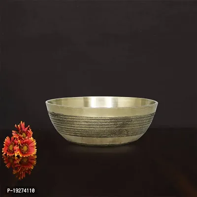 Om BhariPuri Heavy Gauge Pure Brass Bowl/Pooja Bowl/Katori Serving Bowl-thumb5