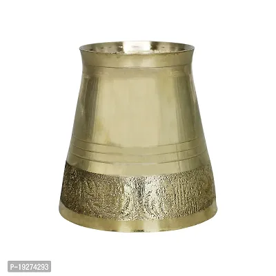 Om BhariPuri Panchdhatu Small Glass Made of Brass for Puja-thumb2