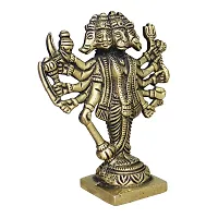 Om BhariPuri Brass Panchmukhi Hanuman Murti, Panchmukhu Hanuman murti Brass-thumb2