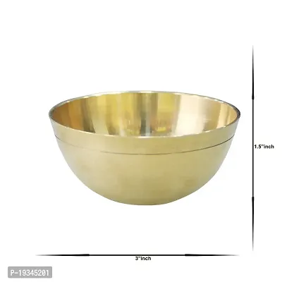 Om BhariPuri Pure Brass Bowl | Brass Katora | Pital Pyala |Serving Katora Handmade Decorative-thumb4