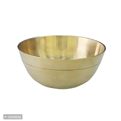 Om BhariPuri Brass Dessert Bowl Brass Bowl Katori - Pudding Halwa Plate | Katori