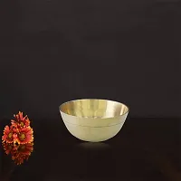 Om BhariPuri Brass Dessert Bowl Brass Bowl Katori - Pudding Halwa Plate | Katori-thumb3