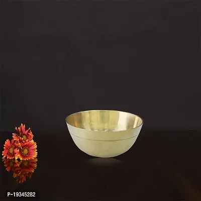 Om BhariPuri Brass Dessert Bowl Brass Bowl Katori - Pudding Halwa Plate | Katori-thumb4