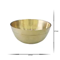 Om BhariPuri Brass Dessert Bowl Brass Bowl Katori - Pudding Halwa Plate | Katori-thumb2