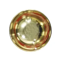 Om BhariPuri Brass Globe Brass Serving Bowl Brass Bowl - Plain (Pack of-2)-thumb4