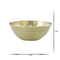 Om BhariPuri Brass Serving Bowl Designer Brass Bowl, Serveware  Dinnerware (Pack of-3)-thumb1