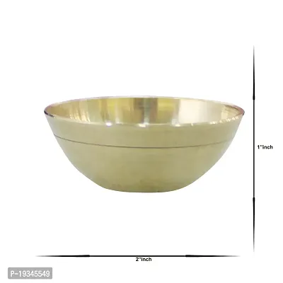 Om BhariPuri Brass Serving Bowl Designer Brass Bowl, Serveware  Dinnerware (Pack of-3)-thumb2