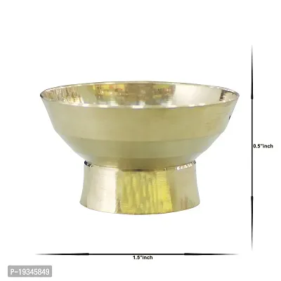 Om BhariPuri Pure Brass Pyali/Brass Pyali use for Pooja and Temple decore (Pack of-3)-thumb4