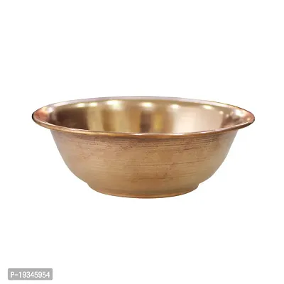 Om BhariPuri Copper Serving Bowl Handmade Copper Diya, Round Puja/Pooja Katori (Pack of-2)