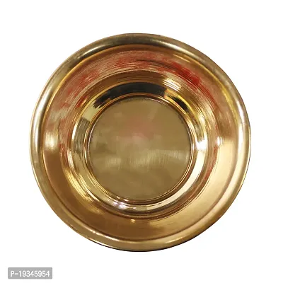 Om BhariPuri Copper Serving Bowl Handmade Copper Diya, Round Puja/Pooja Katori (Pack of-2)-thumb3