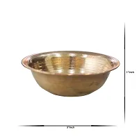 Om BhariPuri Copper Mixing Bowl Copper Round Pooja Katori/Bowl for Pooja (Pack of-3)-thumb3