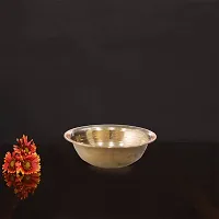 Om BhariPuri Copper Mixing Bowl Copper Round Pooja Katori/Bowl for Pooja (Pack of-3)-thumb1