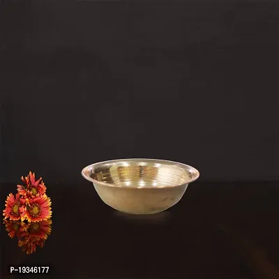 Om BhariPuri Copper Mixing Bowl Copper Round Pooja Katori/Bowl for Pooja (Pack of-3)-thumb2