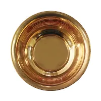 Om BhariPuri Copper Mixing Bowl Copper Round Pooja Katori/Bowl for Pooja (Pack of-3)-thumb4