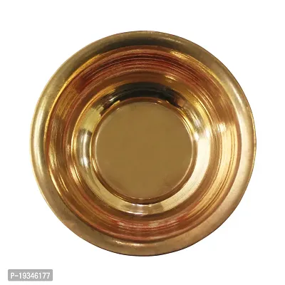 Om BhariPuri Copper Mixing Bowl Copper Round Pooja Katori/Bowl for Pooja (Pack of-3)-thumb5