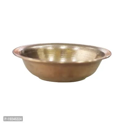 Om BhariPuri Copper Decorative Bowl Pure Copper Plain Design Bowl (Katori) (Pack of-4)