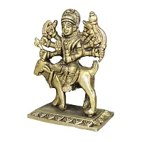 Om BhariPuri Brass Meldi MATA/Durga Maa Murti/Idol/Statue for Home Puja/Pooja Temple/Mandir (H x W x L :- 12 x 8 x 4 Inch, Weight :- 0.381 Kg)-thumb2