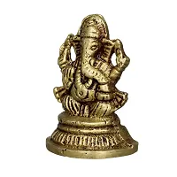 Om BhariPuri Ganesh/Ganesha/Ganesh ji/Ganpati Bappa Panchdhatu Idol/Murti/Statue-thumb2