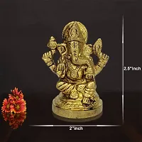 vinayakmoorti Ganesha/Ganesh/Ganeshji/Murti Panchdhatu Statue (Weight :- 0.130)-thumb3