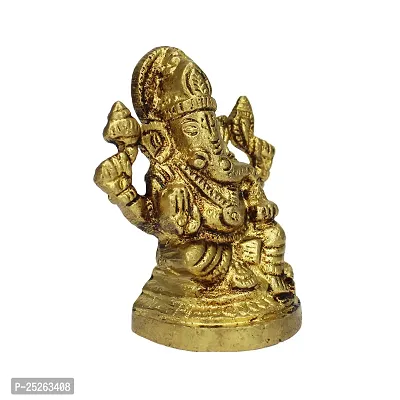 vinayakmoorti Ganesha/Ganesh/Ganeshji/Murti Panchdhatu Statue (Weight :- 0.130)-thumb2