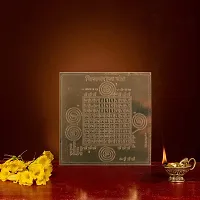 Om Siddhi Vinayak Vijayraj Yantra 100% Pure Copper 22gauge yantra (3*3)-thumb1