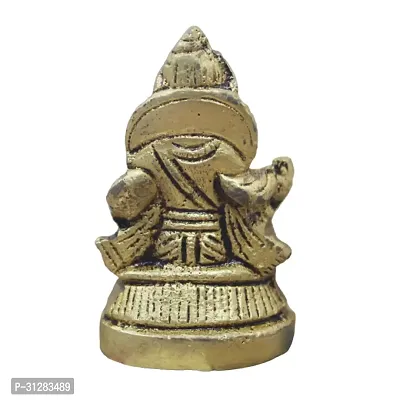 Handmade Brass Lord Kuber Maharaj Idol-thumb5