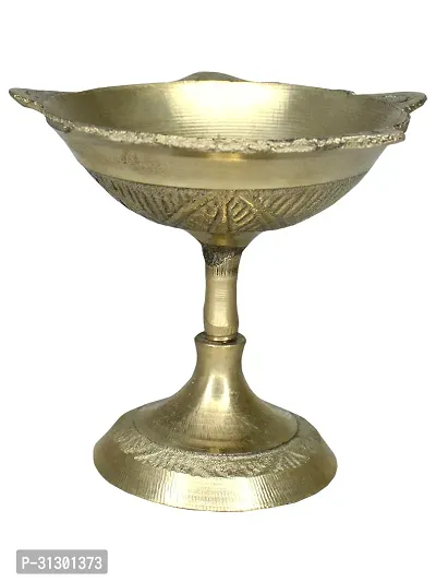 Traditional Brass Diya for Puja-thumb0