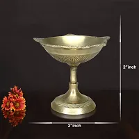 Traditional Brass Diya for Puja-thumb1