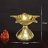 Traditional Brass Diya for Puja-thumb2