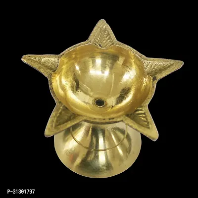 Traditional Brass Diya for Puja-thumb2