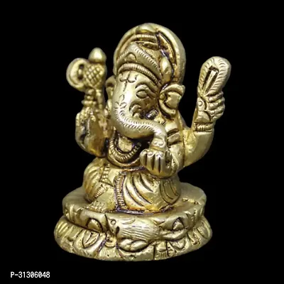 Ganesha Brass Idol for Puja-thumb3