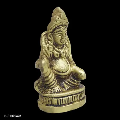 Handmade Brass Lord Kuber Maharaj Idol-thumb4