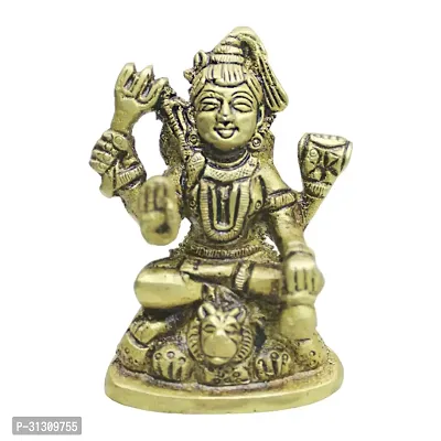 Om BhariPuri Brass Lord Shiva/Lord Shivji/Lord Mahakal Avtar of Lord Hanuman Statue in Antique Finish-thumb0