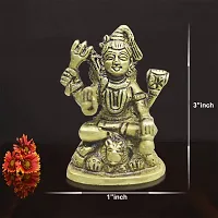 Om BhariPuri Brass Lord Shiva/Lord Shivji/Lord Mahakal Avtar of Lord Hanuman Statue in Antique Finish-thumb3