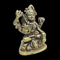 Om BhariPuri Brass Lord Shiva/Lord Shivji/Lord Mahakal Avtar of Lord Hanuman Statue in Antique Finish-thumb1