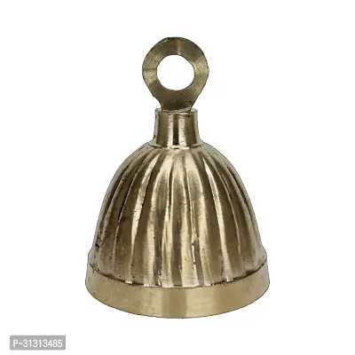 Om BhariPuri Tradional Brass Hanging Bell Pooja  Other Rituals Bell Ghanti for House  Temple Poojan Purpose Spiritual Gift Item (Set of 1)