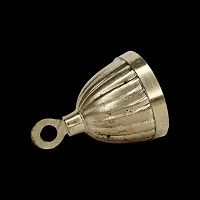 Om BhariPuri Tradional Brass Hanging Bell Pooja  Other Rituals Bell Ghanti for House  Temple Poojan Purpose Spiritual Gift Item (Set of 1)-thumb2